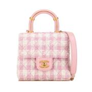 Chanel Vintage Pre-owned Tyg chanel-vskor Pink, Dam