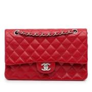 Chanel Vintage Pre-owned Laeder axelremsvskor Red, Dam