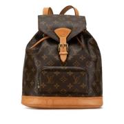 Louis Vuitton Vintage Pre-owned Canvas ryggsckar Brown, Dam