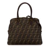 Fendi Vintage Pre-owned Canvas fendi-vskor Brown, Dam