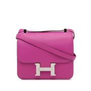 Hermès Vintage Pre-owned Laeder crossbodyvskor Pink, Dam