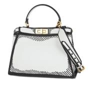 Fendi Vintage Pre-owned Laeder fendi-vskor White, Dam