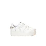 Windsor Smith Vita Läder Tjurstjärt Sneakers White, Dam