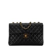 Chanel Vintage Pre-owned Laeder axelremsvskor Black, Dam