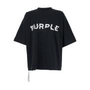 Purple Brand Jersey Oversized T-shirts och Polos Black, Herr