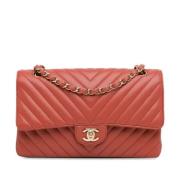 Chanel Vintage Pre-owned Laeder chanel-vskor Red, Dam