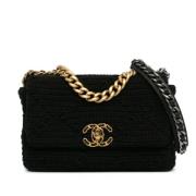 Chanel Vintage Pre-owned Bomull chanel-vskor Black, Dam