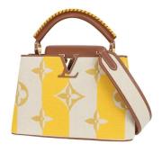 Louis Vuitton Vintage Pre-owned Canvas louis-vuitton-vskor Yellow, Dam