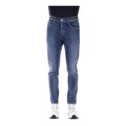 Dondup Denim Jeans med Logobakficka Blue, Herr