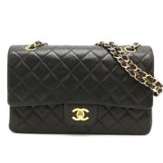 Chanel Vintage Pre-owned Laeder axelremsvskor Black, Dam