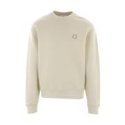 Maison Kitsuné Bold Fox Head Sweater Beige, Herr