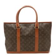 Louis Vuitton Vintage Pre-owned Canvas axelremsvskor Brown, Dam