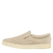 Bottega Veneta Vintage Pre-owned Mocka sneakers Beige, Herr