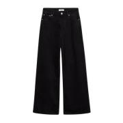 IVY OAK Högmidjade denim jeans Black, Dam