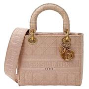 Dior Vintage Pre-owned Canvas handvskor Pink, Dam