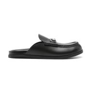 Gucci Svarta Horsebit Mules Slip-On Stil Black, Herr