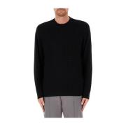 Armani Exchange Crew Neck Sweater Black, Herr