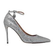 Kurt Geiger Kristall Stiletto Ankelrem Klackar Gray, Dam