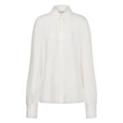 Alberta Ferretti Ivory Skjorta White, Dam