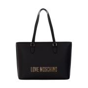 Love Moschino Svarta väskor för modeälskare Black, Dam