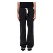 Palm Angels Chino Joggers för Aktiv Livsstil Black, Herr