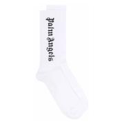 Palm Angels Klassiska Logosockor White, Herr