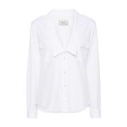 Coperni Vit Poplin Knappuppskjorta White, Dam