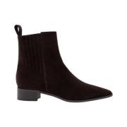 Parallele Suede Chelsea Boot Espresso Brown Brown, Dam