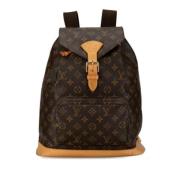 Louis Vuitton Vintage Pre-owned Canvas ryggsckar Brown, Dam