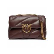 Pinko Love Puff Classic Väskor Brown, Dam