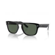 Ray-Ban Stiliga solglasögon med gröna linser Black, Unisex