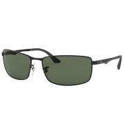 Ray-Ban Sportiga Fyrkantiga Solglasögon Rb3498 Stil Black, Unisex