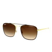 Ray-Ban Vintage Stil Solglasögon Brun Gradient Yellow, Unisex