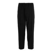 Jil Sander Bred Ben Svarta Byxor Black, Herr