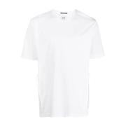 C.p. Company Logo Patch Crew Neck T-Shirt Vit White, Herr