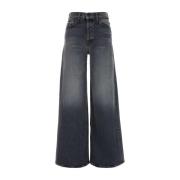 Mother Roller Sneak Jeans Gray, Dam