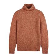 Fay Stilren Turtleneck Sweater Brown, Herr