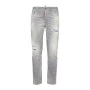 Dsquared2 Grå Jeans Pantalone Gray, Herr