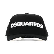 Dsquared2 Stilig Cappello Hatt Black, Herr