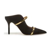 Malone Souliers Svarta klackskor Black, Dam