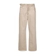 Haikure Slim Fit Logan Napoli Jeans Beige, Herr