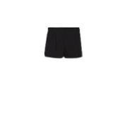 Max Mara Studio Casual Denim Shorts för Kvinnor Black, Dam