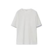 Burberry Casual Bomull T-shirt White, Dam