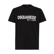 Dsquared2 Svart T-shirt S71Gd1457-D20014 Black, Herr