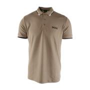 Hugo Boss Herr Brun Polo Skjorta Regular Fit Brown, Herr