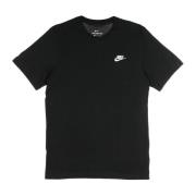 Nike Club Tee Svart/Vit Kortärmad T-shirt Black, Herr