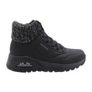 Skechers Choklad Ankelboot Black, Dam