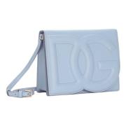 Dolce & Gabbana Logo Flap Väska Blue, Dam