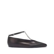 Jil Sander Elegant Ballerina Skor Black, Dam