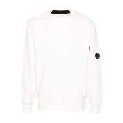 C.p. Company Signaturglasögon Sweatshirt White, Herr